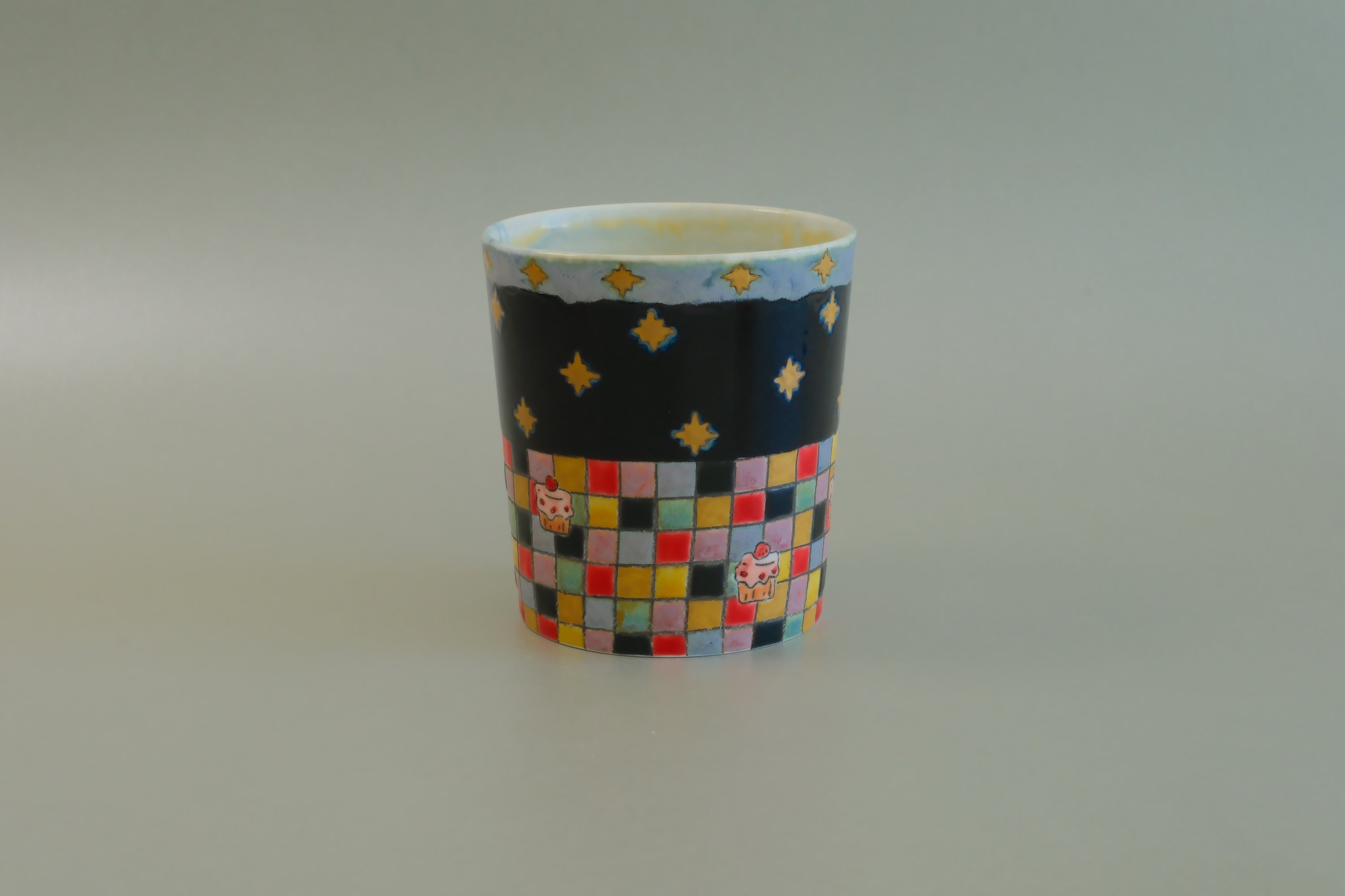 Pajama Cat & Cake Cup - Large