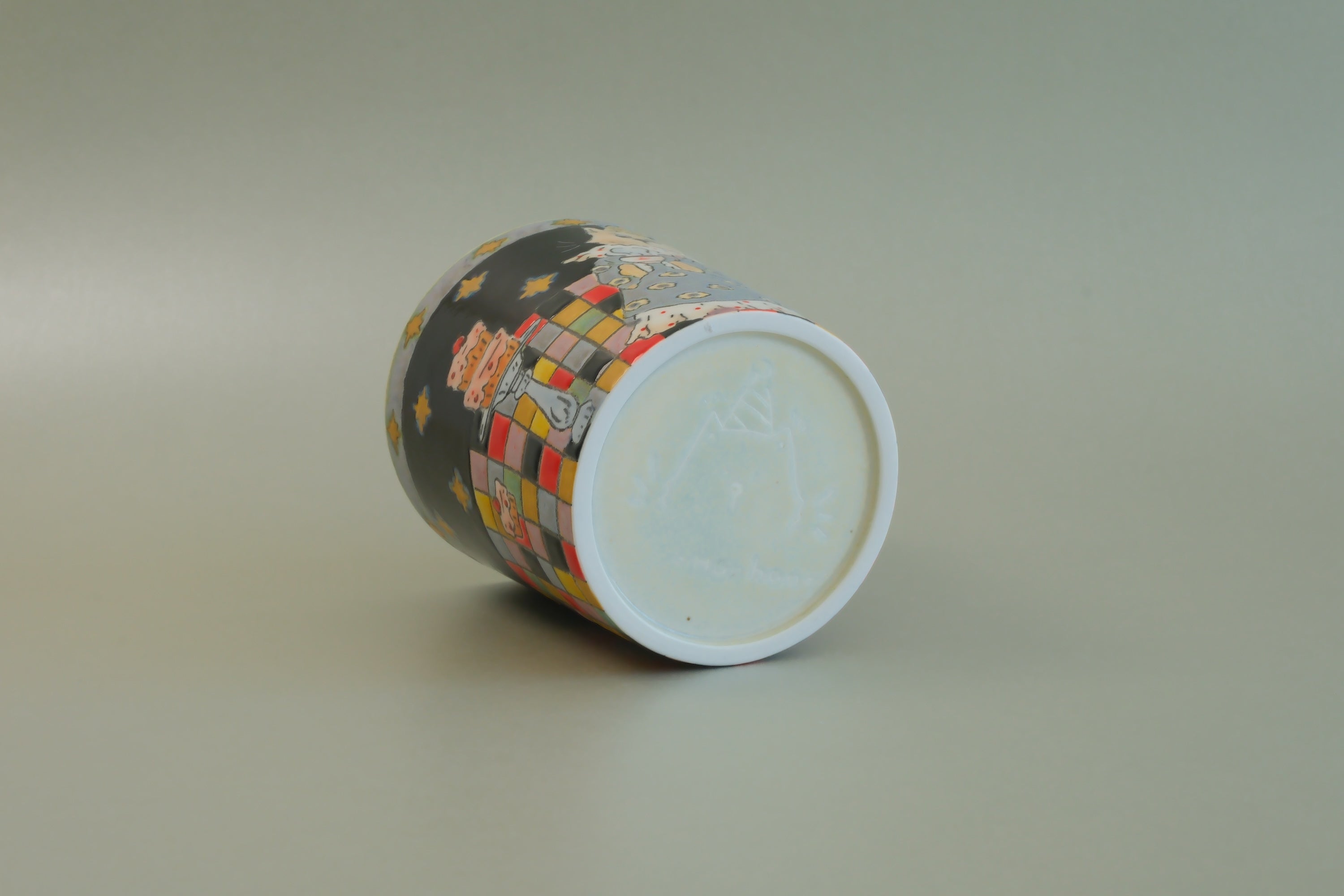 Pajama Cat & Cake Cup - Large