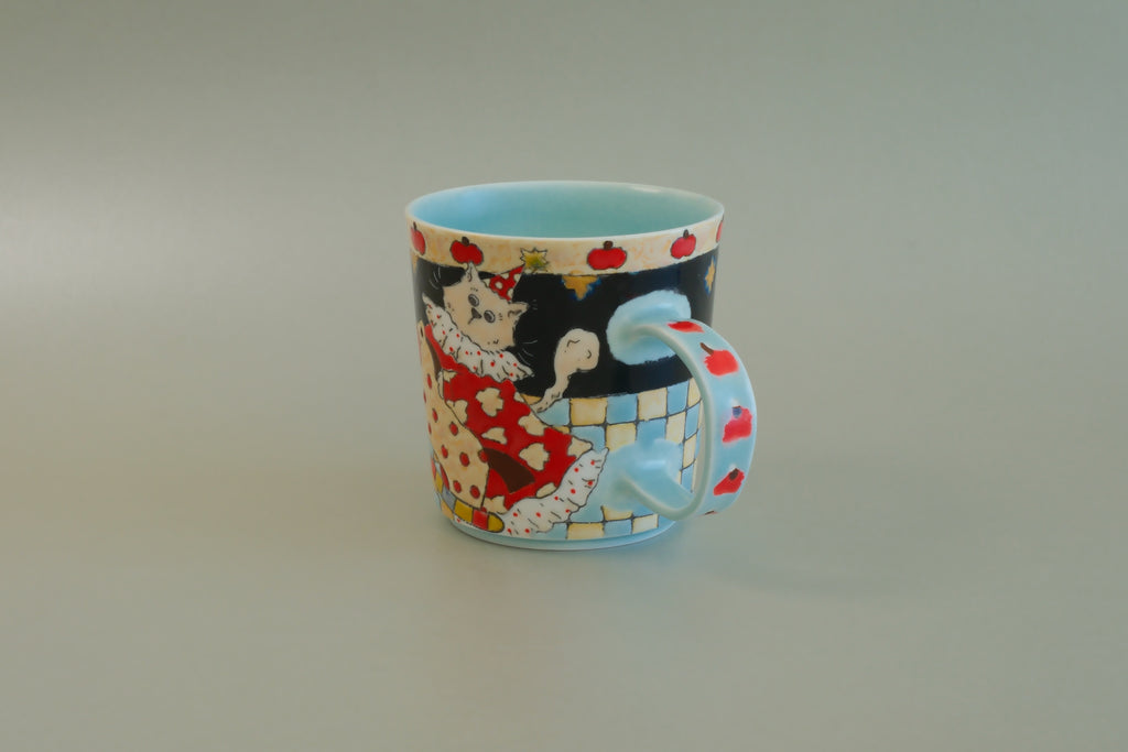Pajama Cat & Rocking Horse Mug