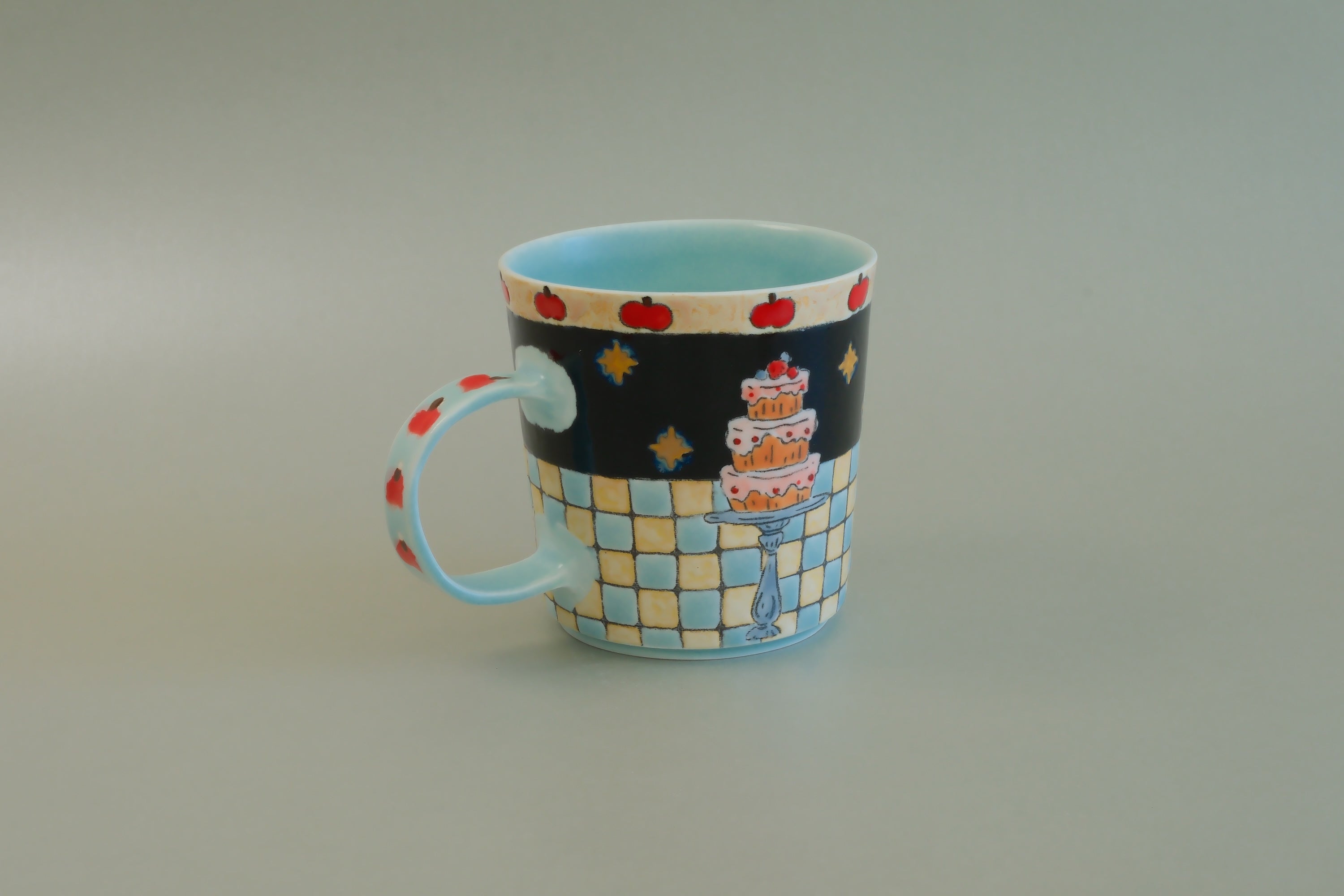Pajama Cat & Rocking Horse Mug