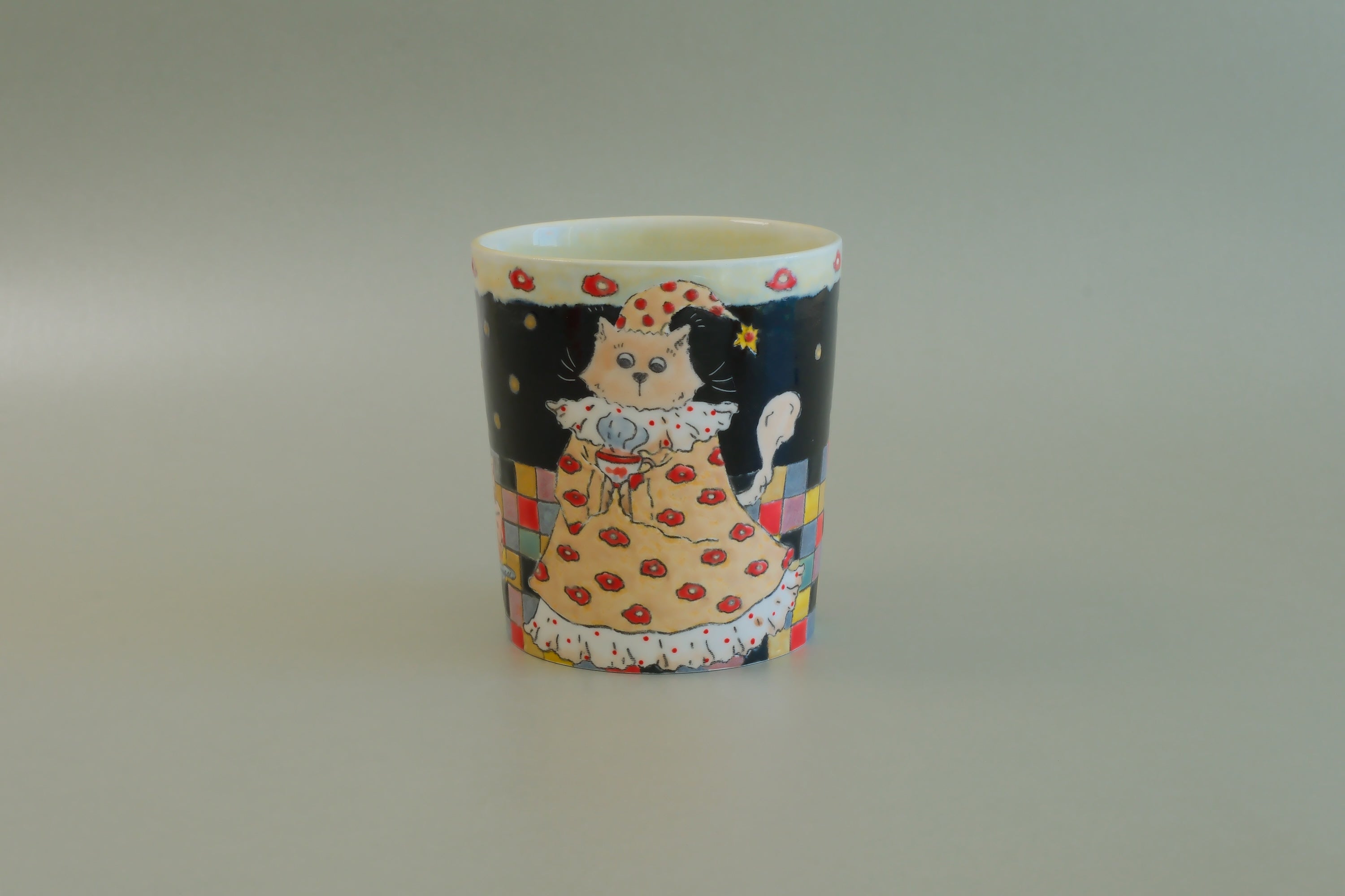 Pajama Cat & Rocking Horse Cup - Large