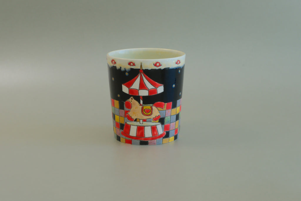 Pajama Cat & Rocking Horse Cup - Large