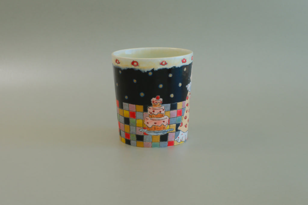 Pajama Cat & Rocking Horse Cup - Large