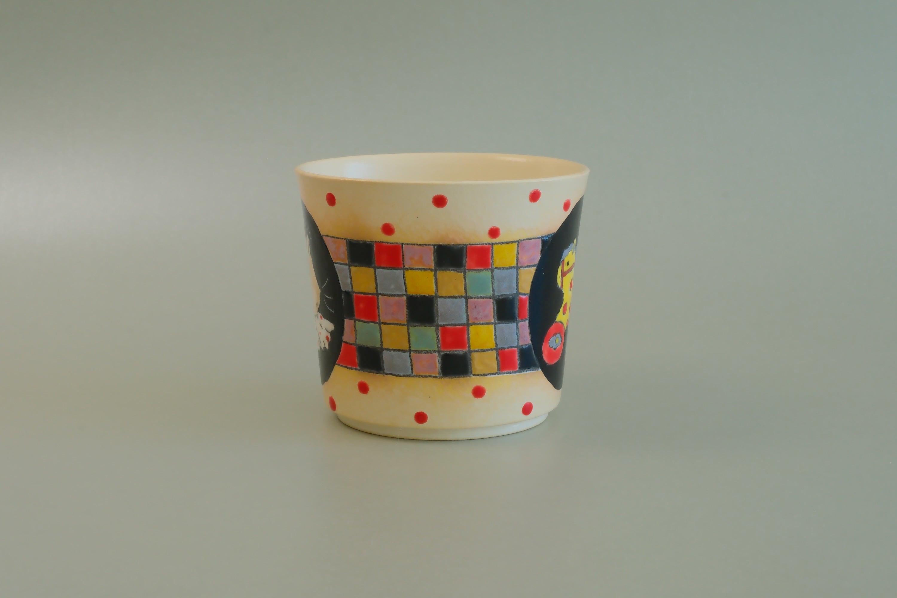 Cat & Rocking Horse Cup - Small