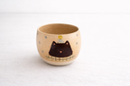 Cat & Mushroom Ceramic Cup