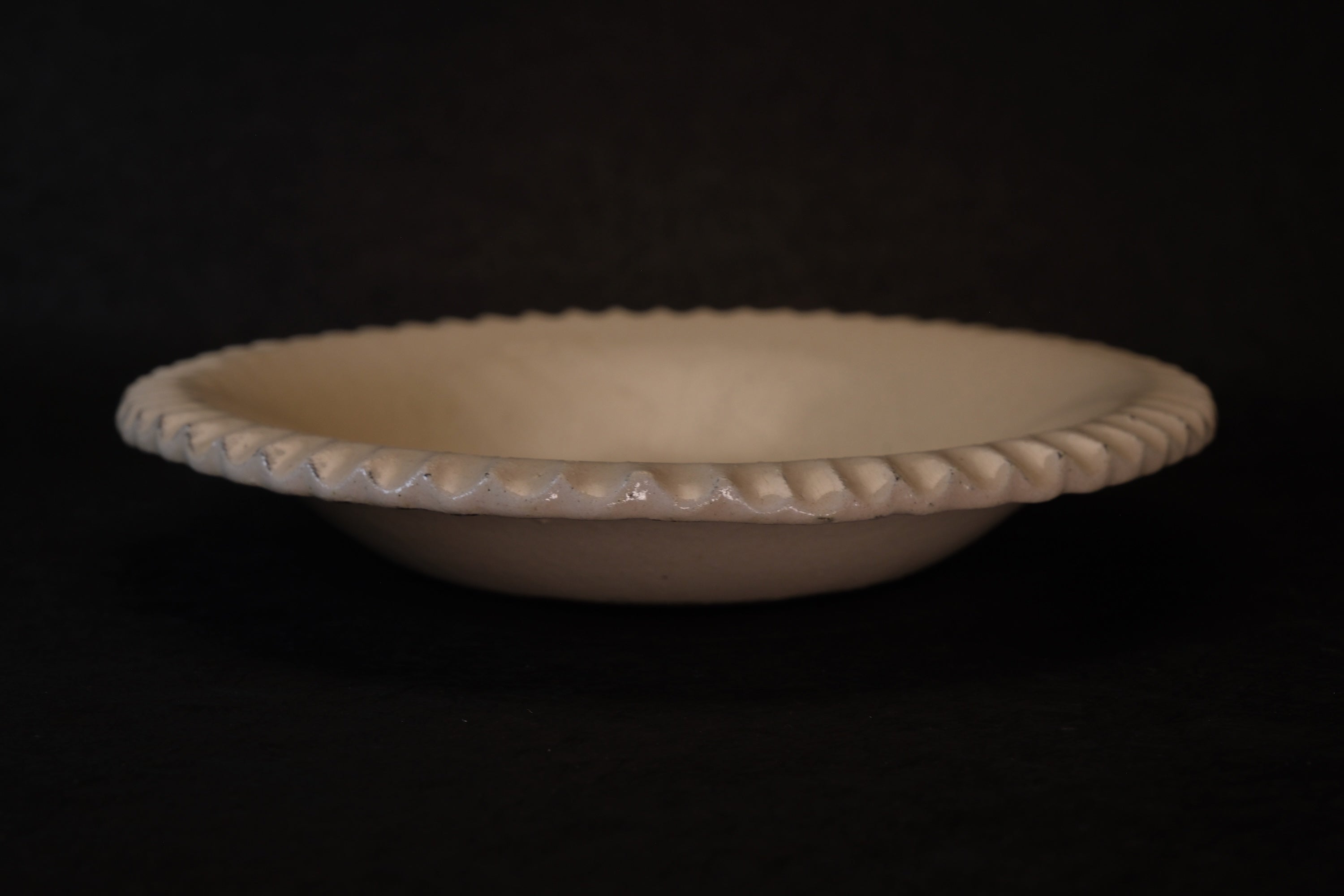 Scalloped Edge Deep Plate B