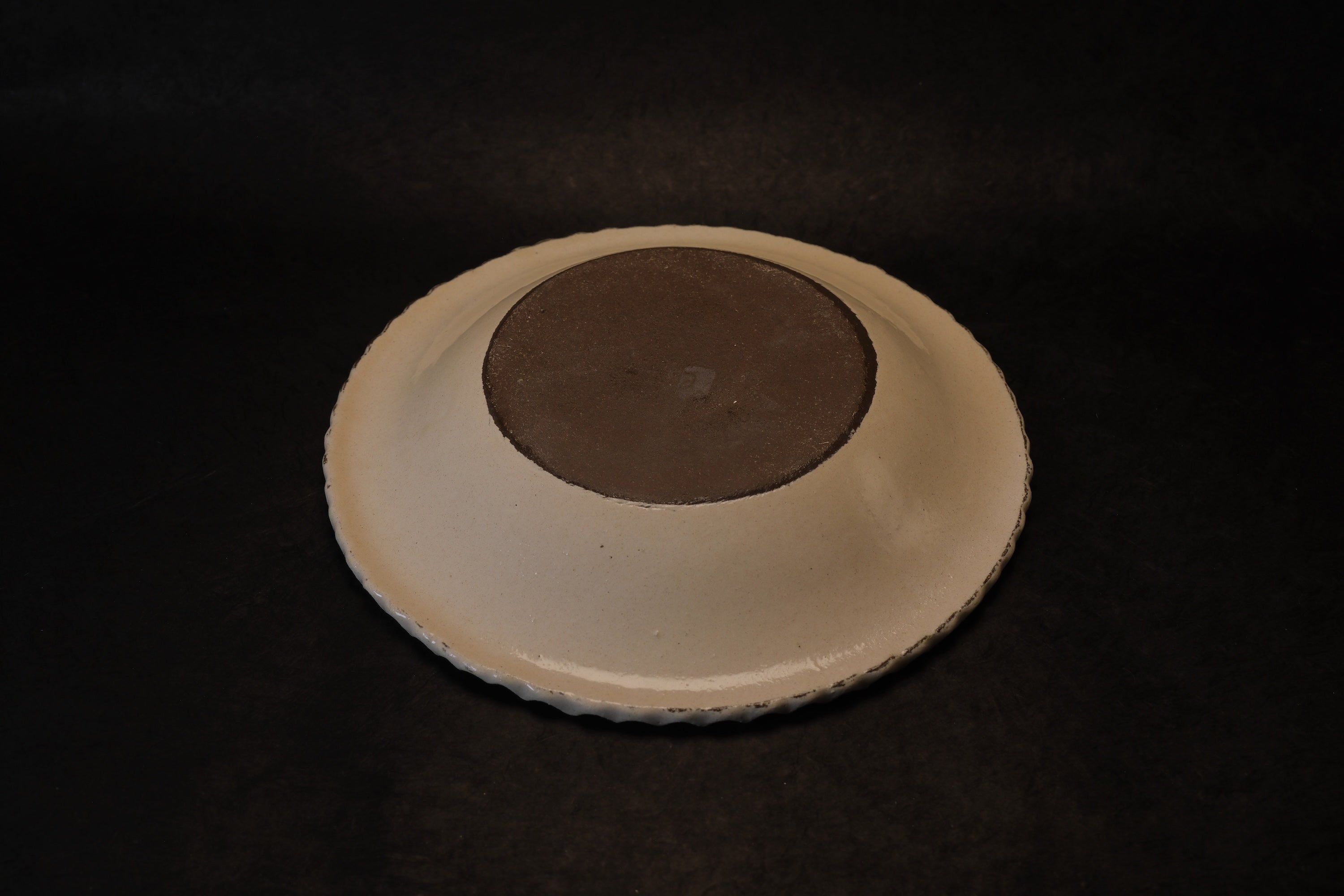 Scalloped Edge Deep Plate B