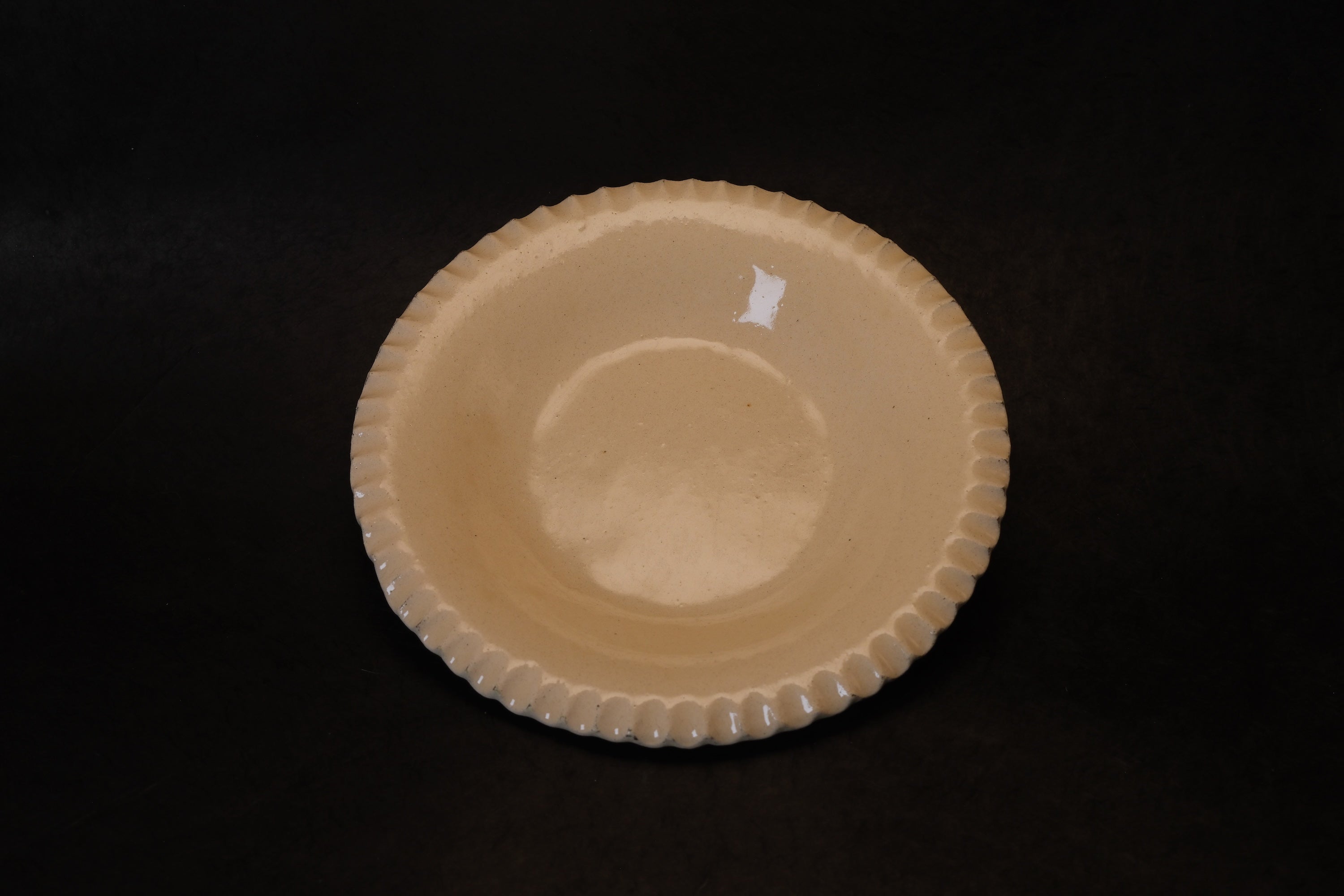 Scalloped Edge Deep Plate B