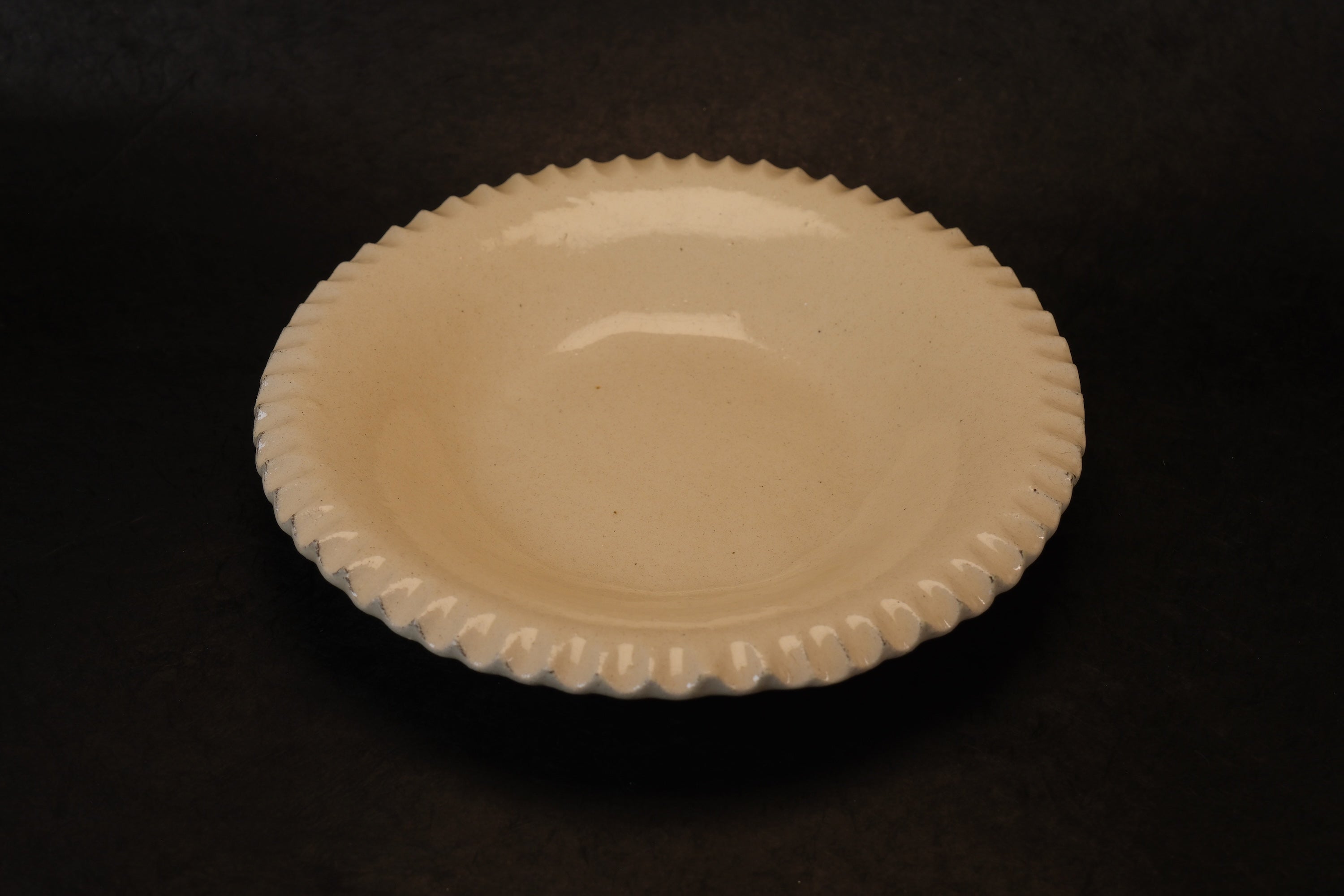 Scalloped Edge Deep Plate B