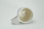 Purple Apple Pattern Silver Luster Ceramic Mug