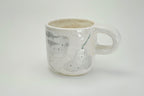 Silver Pear Pattern Ceramic Mug