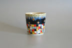 Light Green Pajama Cat & Snowman Ceramic Cup - Large