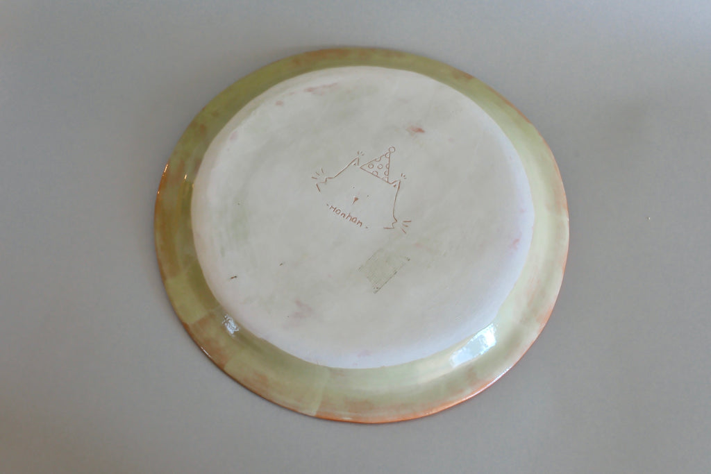 Pajama Dog Ceramic Plate - Large