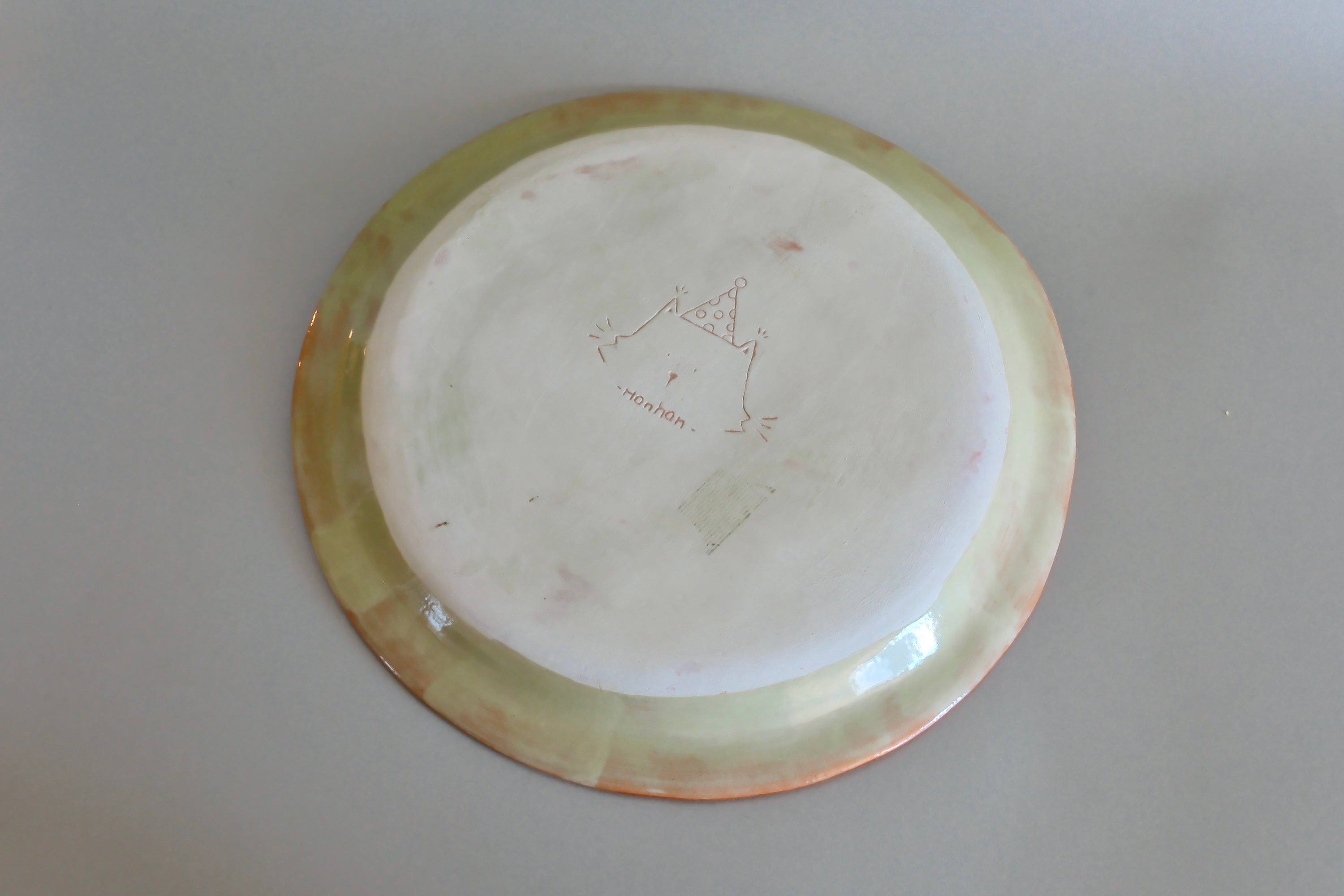 Pajama Dog Ceramic Plate - Large